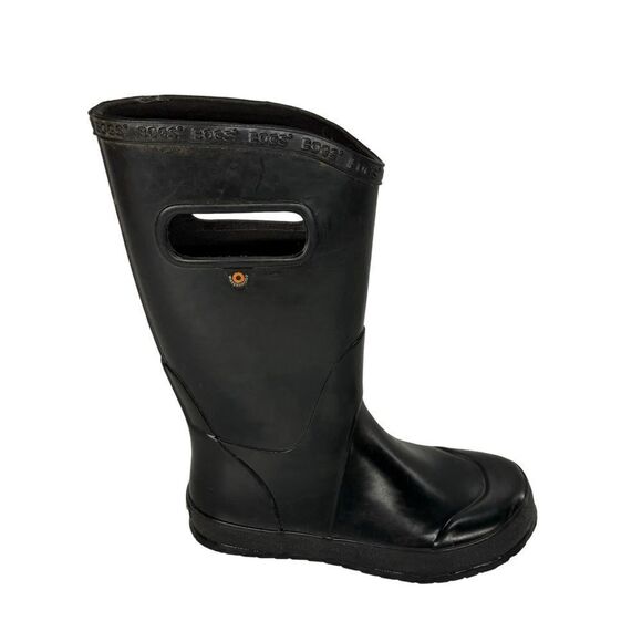Kids rubber bogs boots size 2 black - Picture 1 of 5